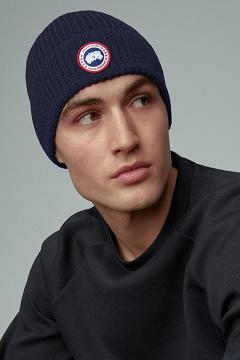 Accesorios Canada Goose Hombre Mexico - Arctic Gorros Azul Marino KI8014293